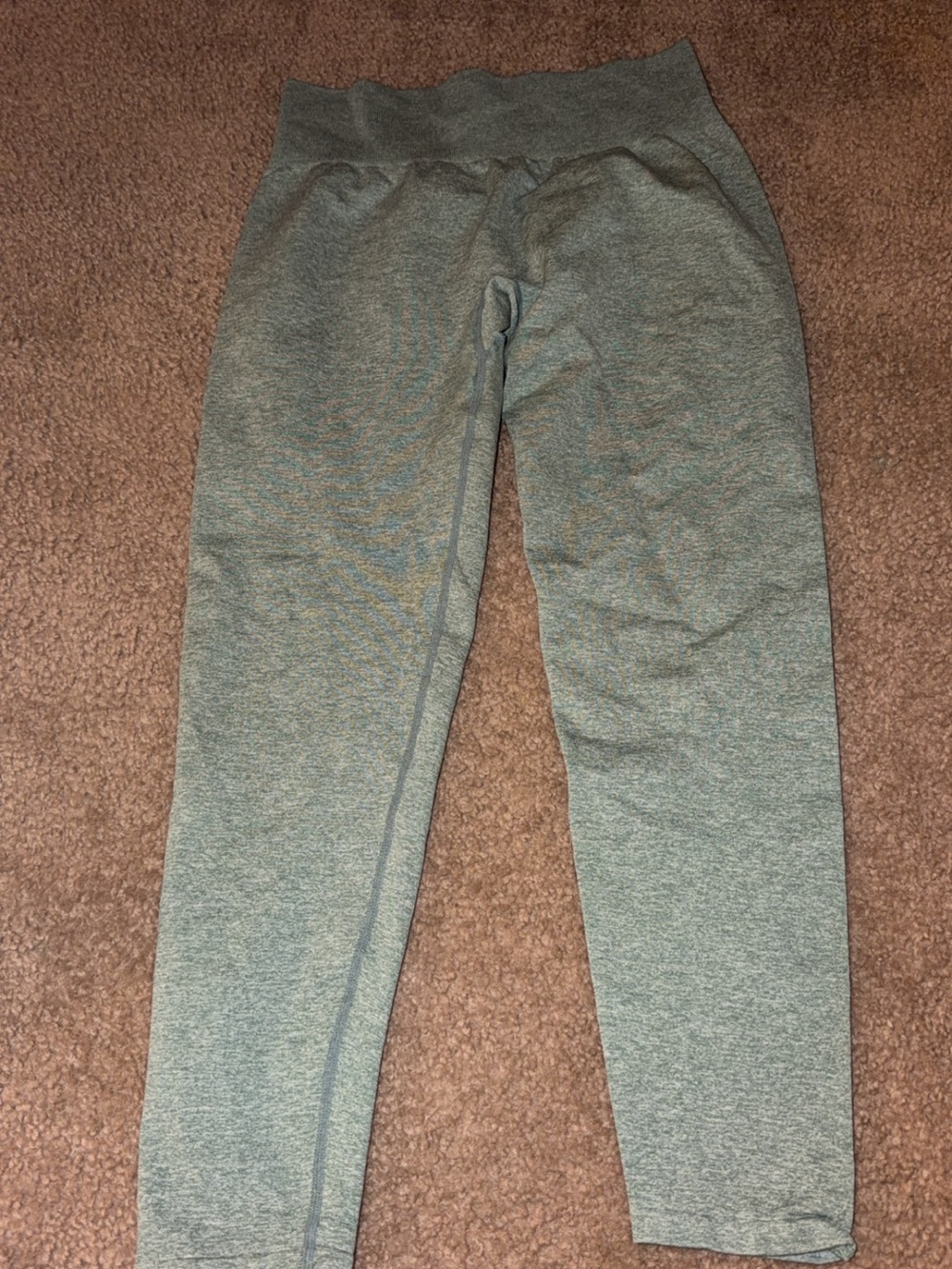 NVGTN Heather Teal Women's Seamless Leggings